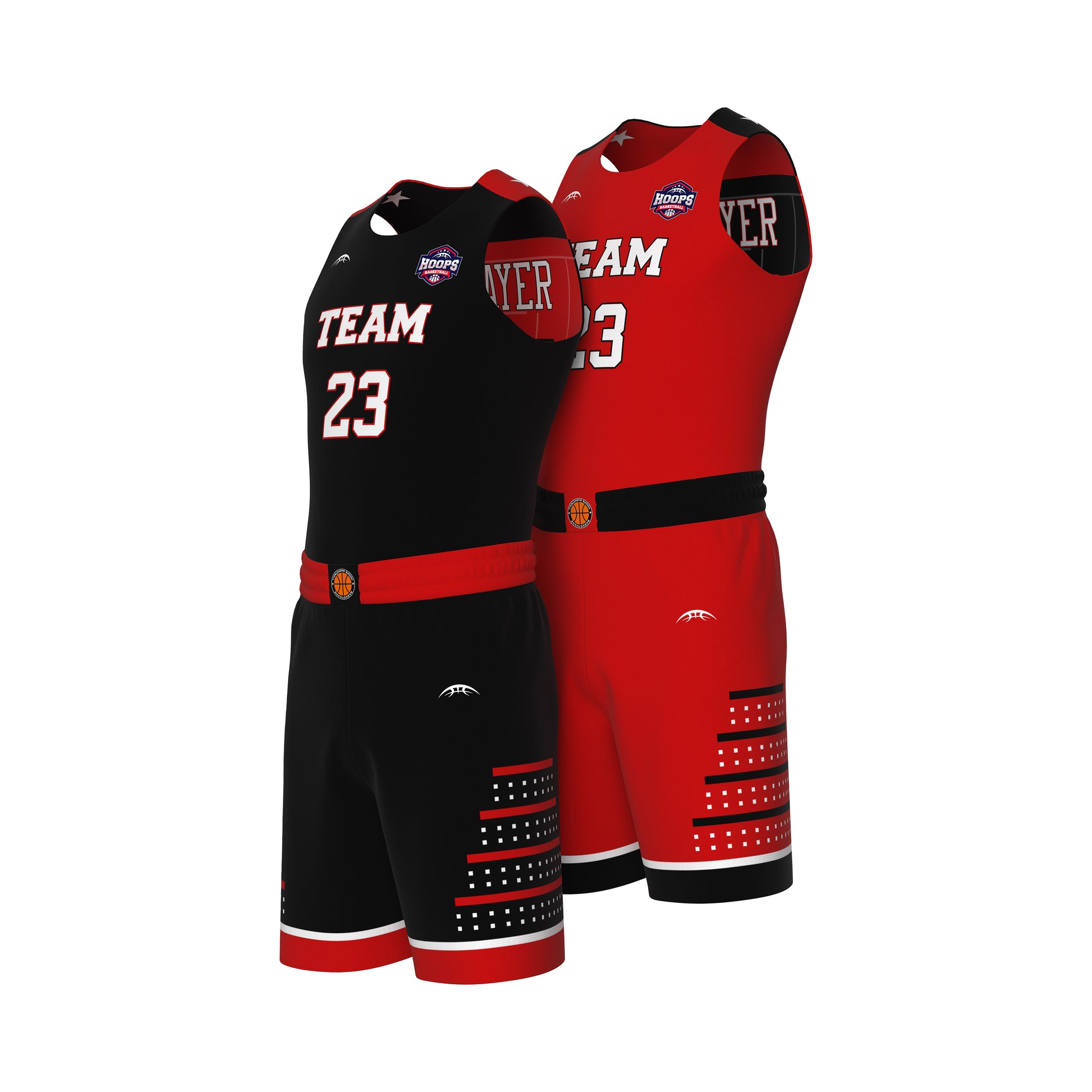 Custom All-Star Reversible Basketball Uniform - 171 Cowboys