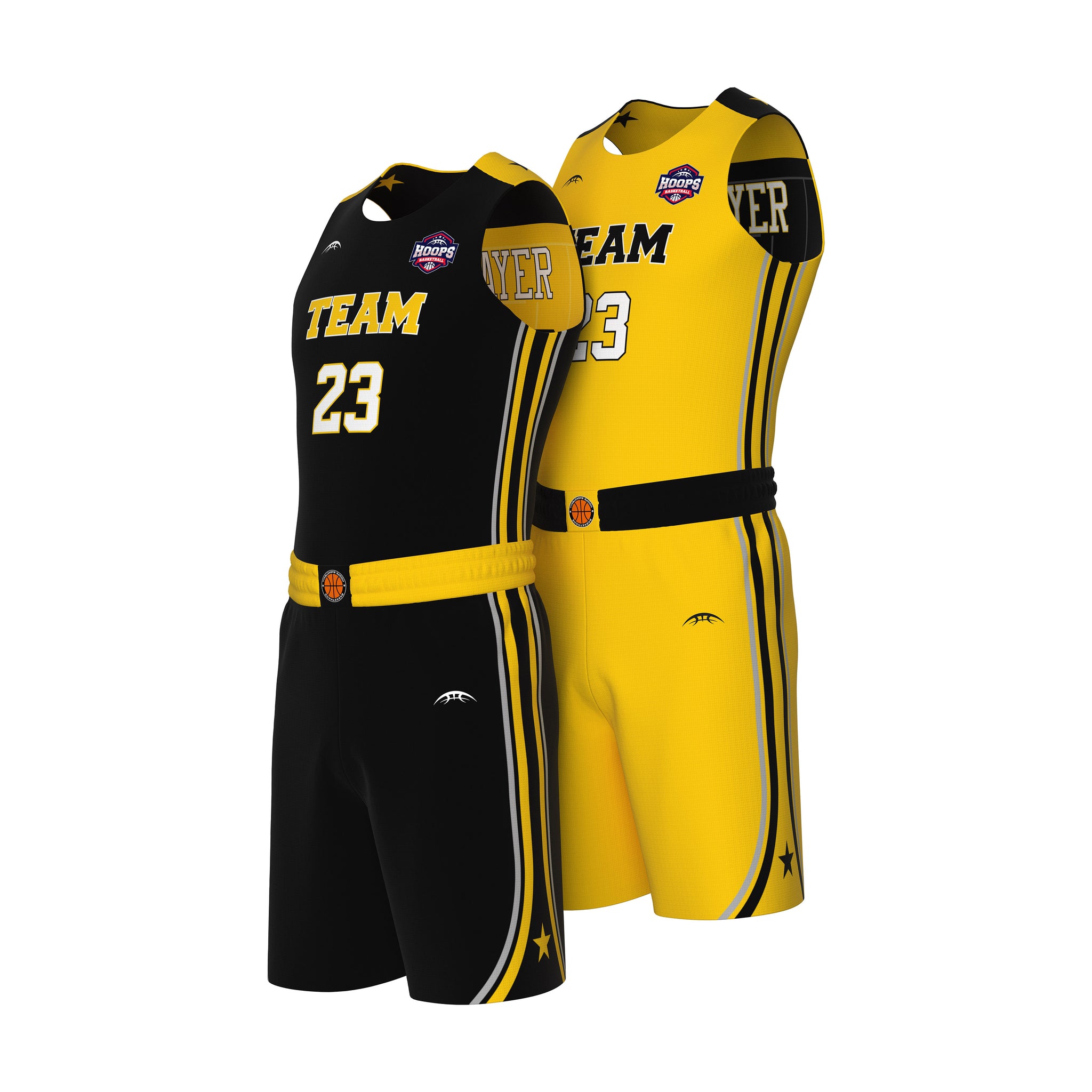 Custom All-Star Reversible Basketball Uniform  - 177 Richmond