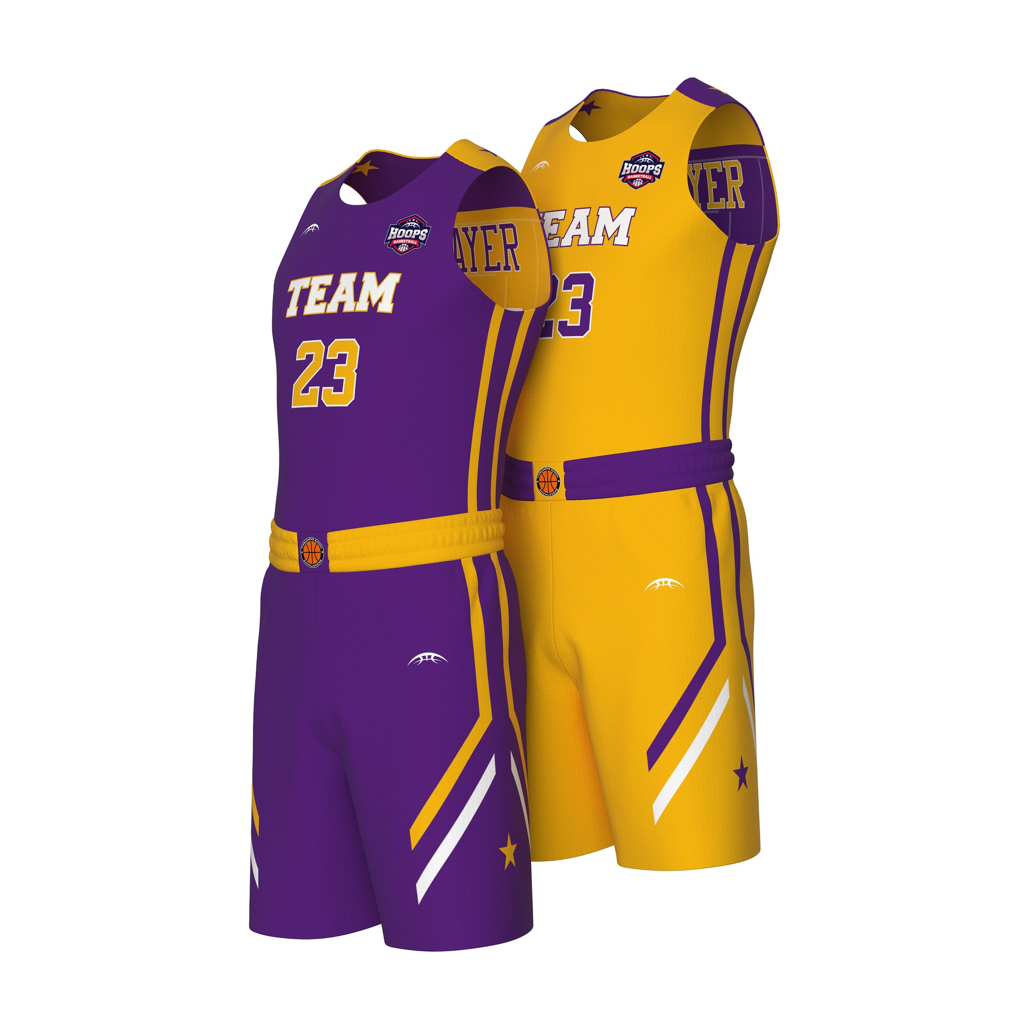 Custom All-Star Reversible Basketball Uniform  - 181 Flyers