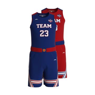 Custom All-Star Reversible Basketball Uniform  - 184 Rio