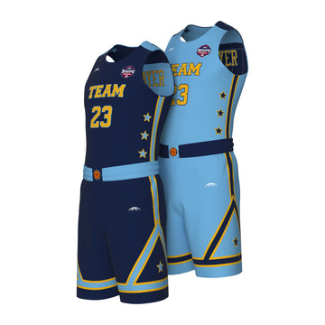Custom All-Star Reversible Basketball Uniform  - 188 All Star