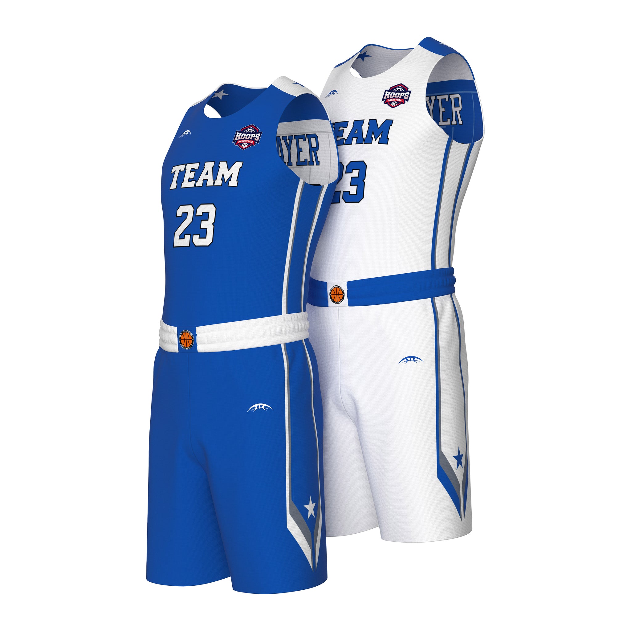 Custom All-Star Reversible Basketball Uniform  - 189 California
