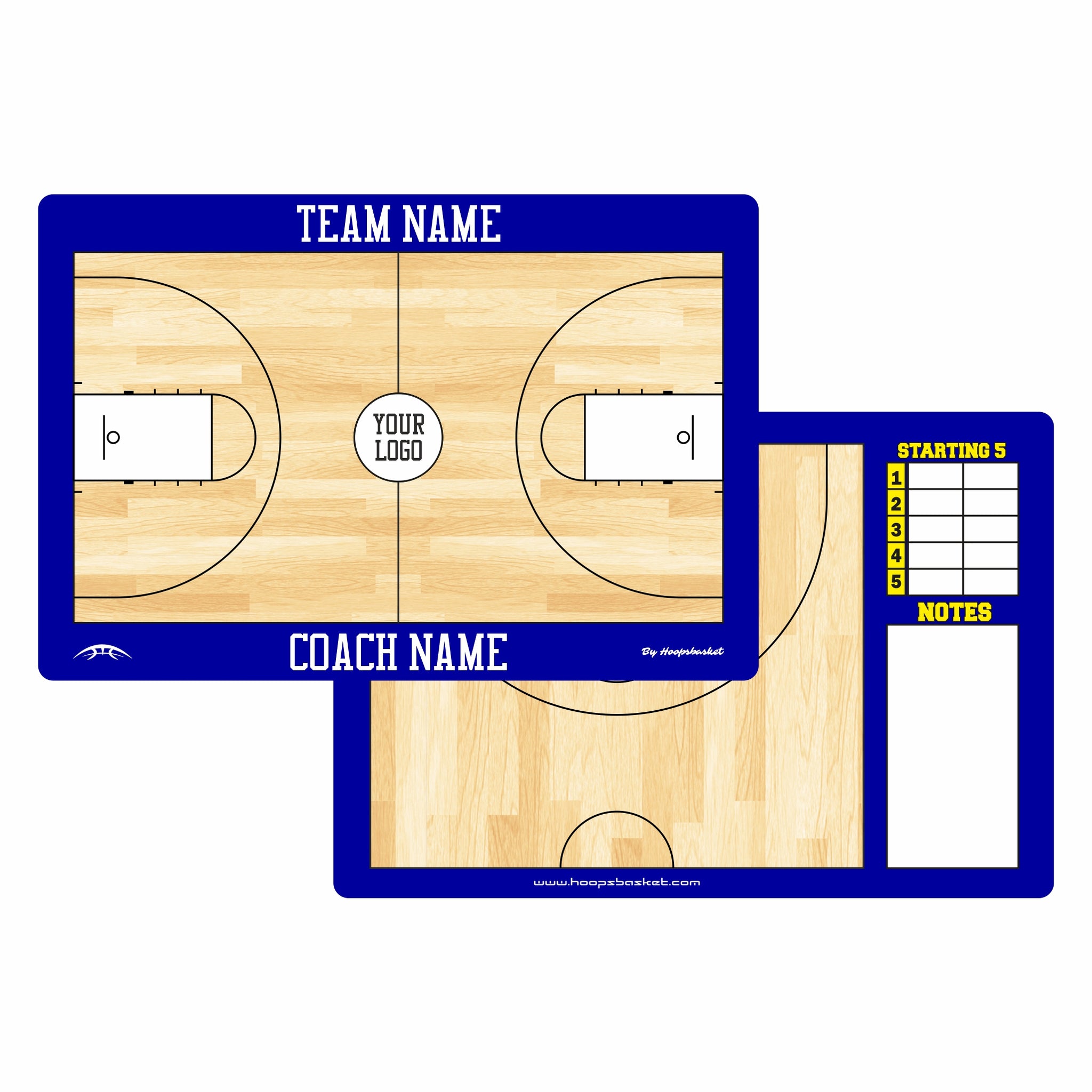 MEN'S NCAA Custom Classic Magnetic Coaching Board 15.7'' x 10.6'' / 40 x 27 cm