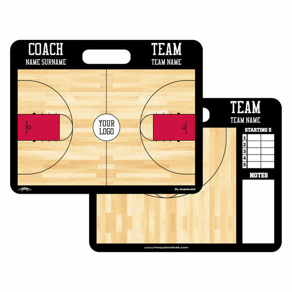 Custom High School Basketball Coaching Board 15.7 x 12.6 in (Magnetic)