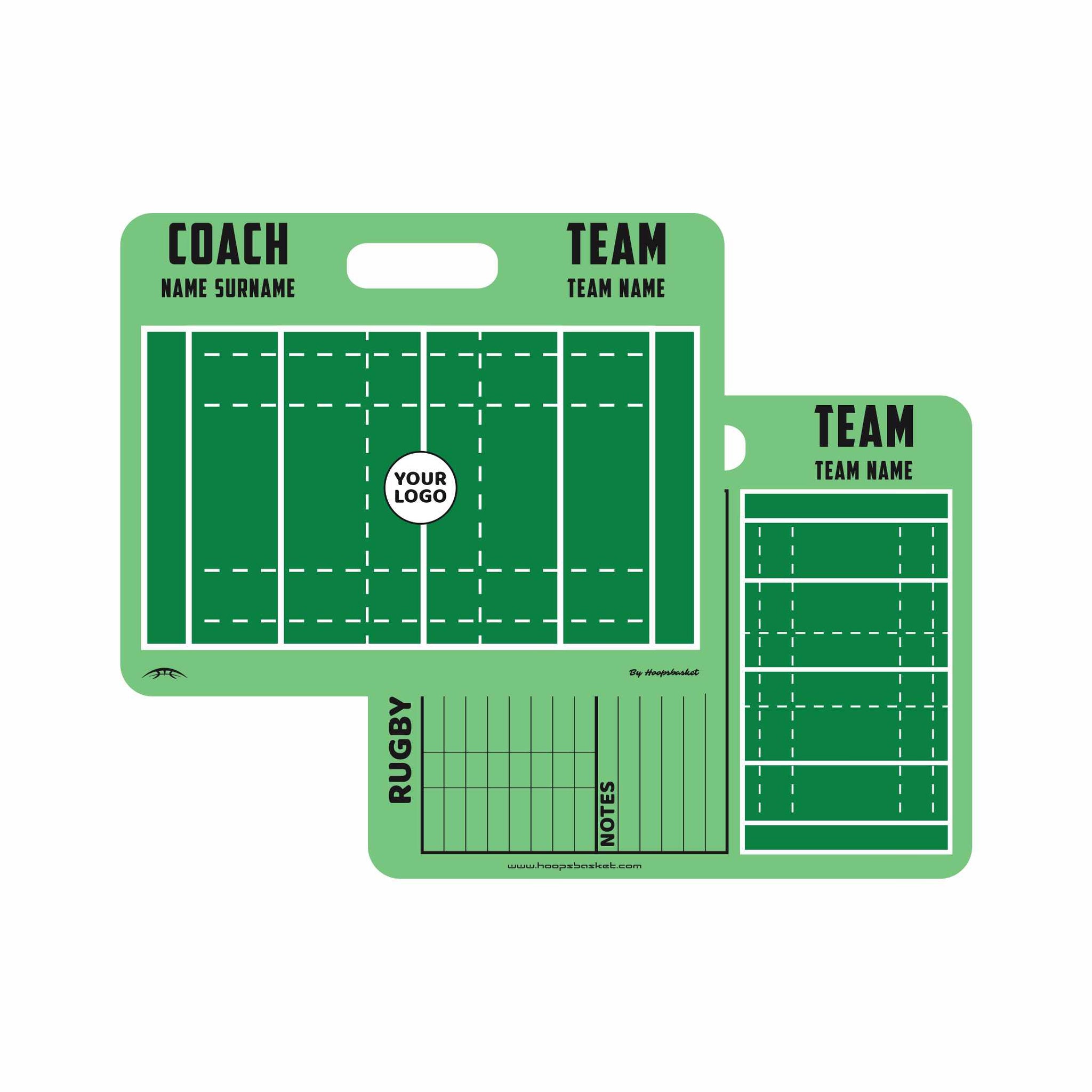 Custom Rugby Coaching Board 11.4'' x 9.4'' / 29 cm x 24 cm