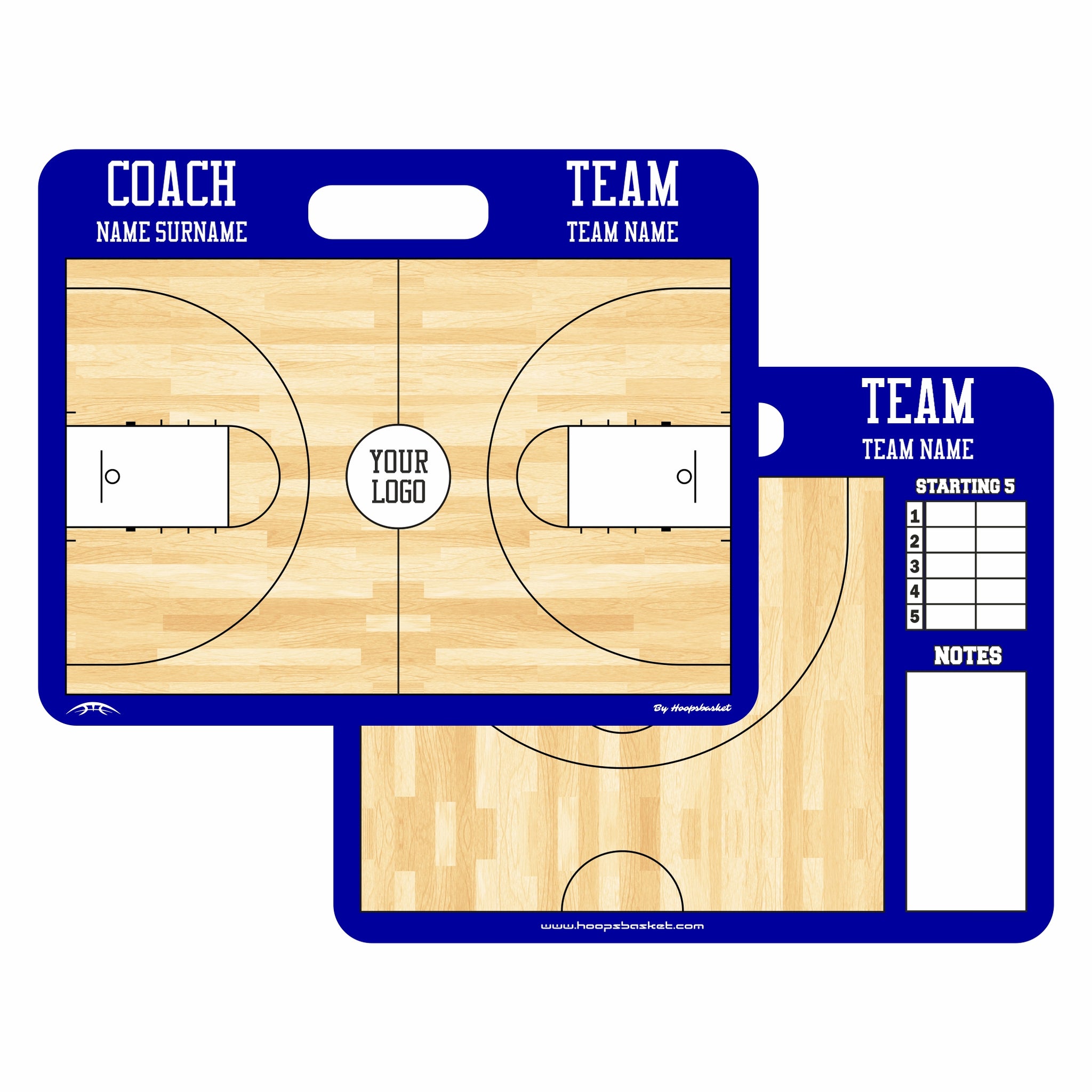 MEN'S NCAA Custom American Style Coaching Board 15.7'' x 12.6'' / 40 cm x 32 cm