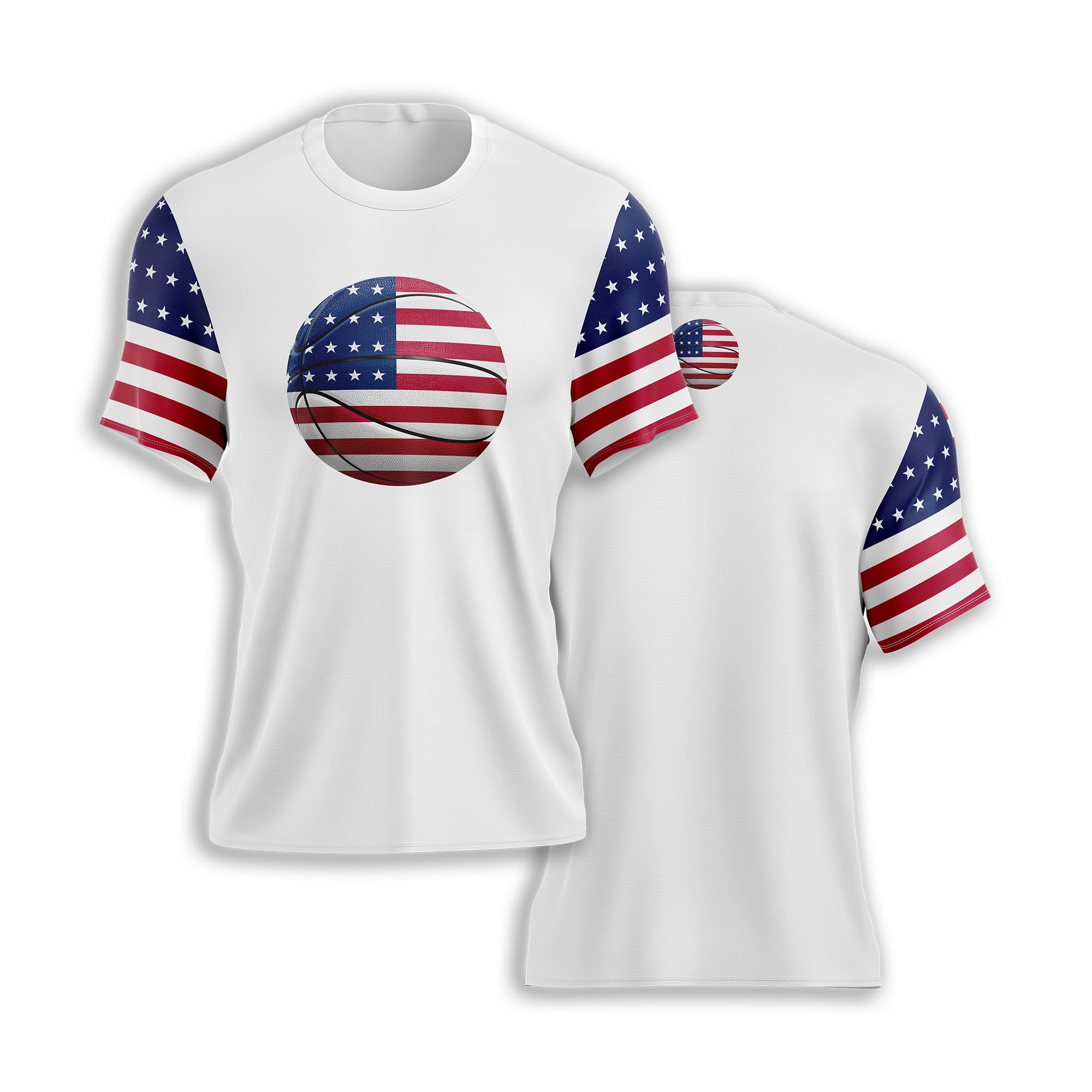 Hoopsbasket Custom Independence Day T-Shirt 1