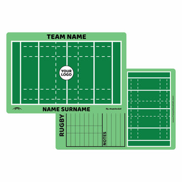 Custom Rugby Coaching Board 15.7'' x 10.6'' / 40 x 27 cm
