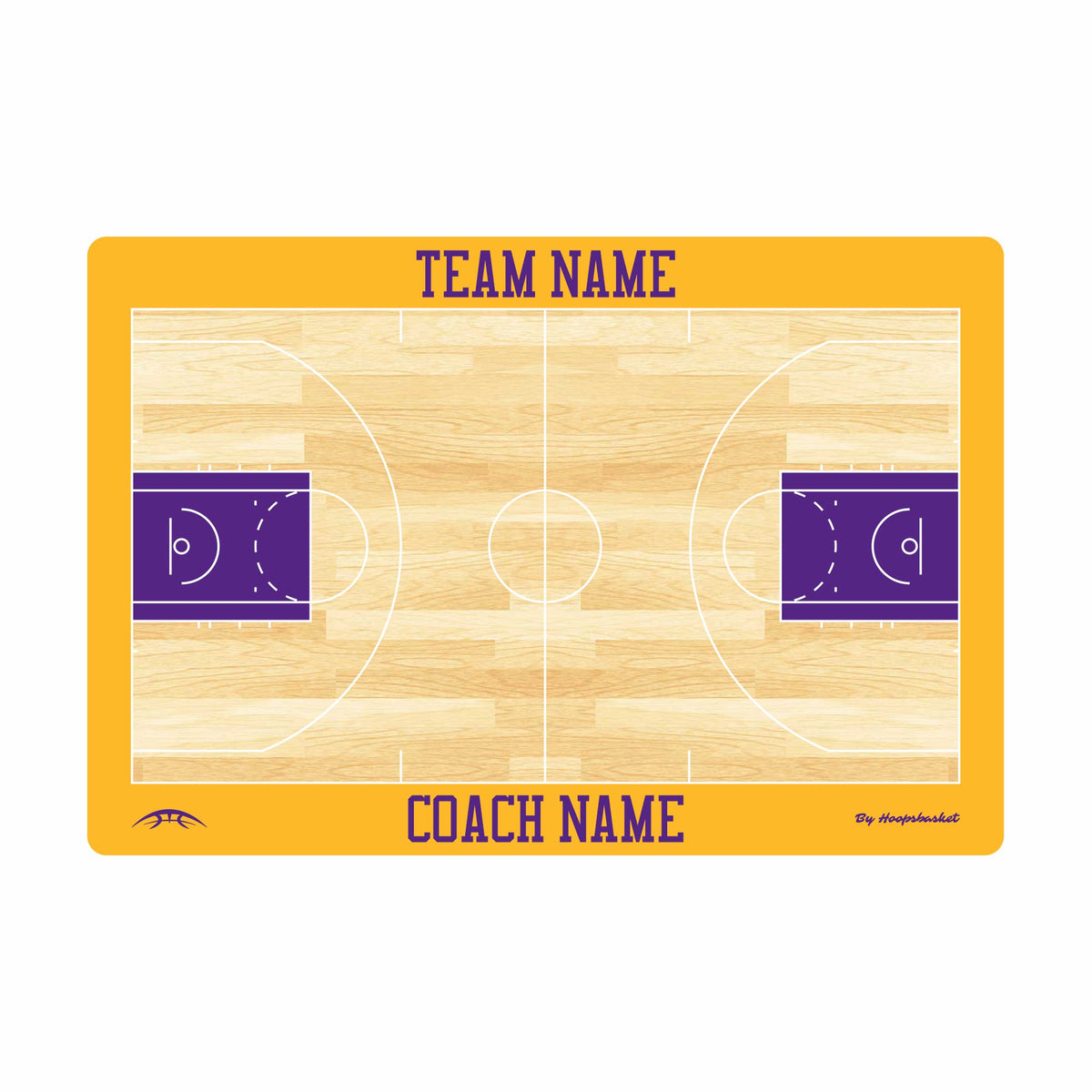 Custom NBA Basketball Coaching Board 15.7 x 10.6 in (Classic) &mdash; Customized for your team identity