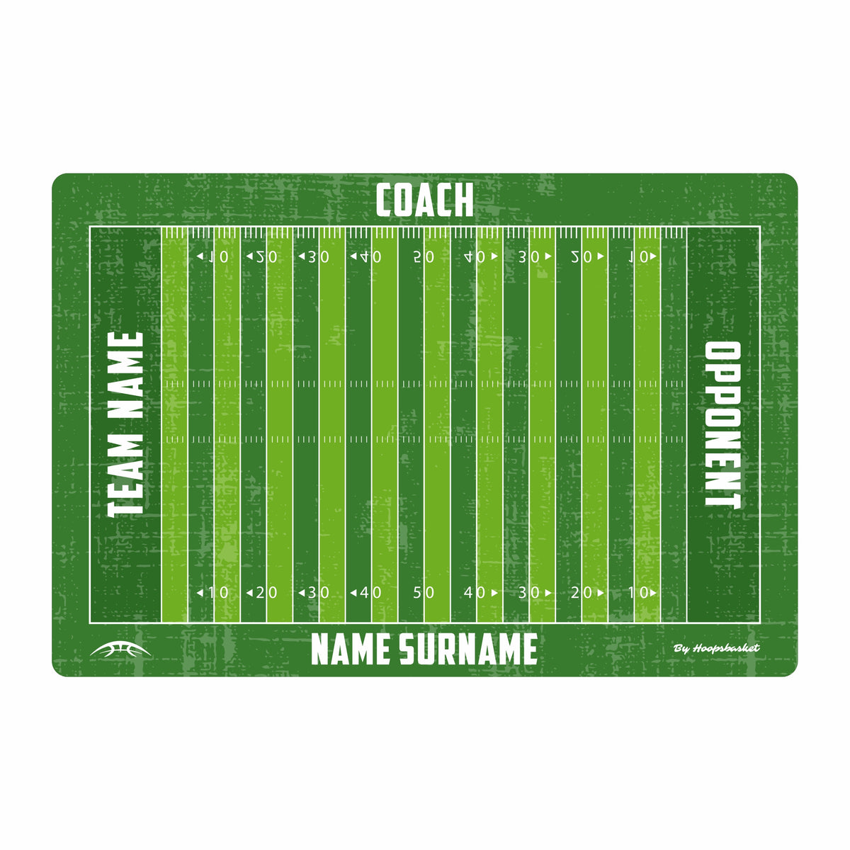 Custom Football Magnetic Coaching Board 15.7'' x 10.6'' / 40 x 27 cm &mdash; Customized for your team identity