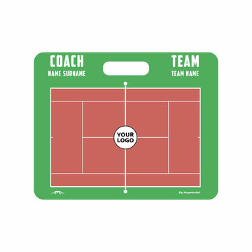 Custom Tennis Coaching Board 11.4'' x 9.4'' / 29 cm x 24 cm