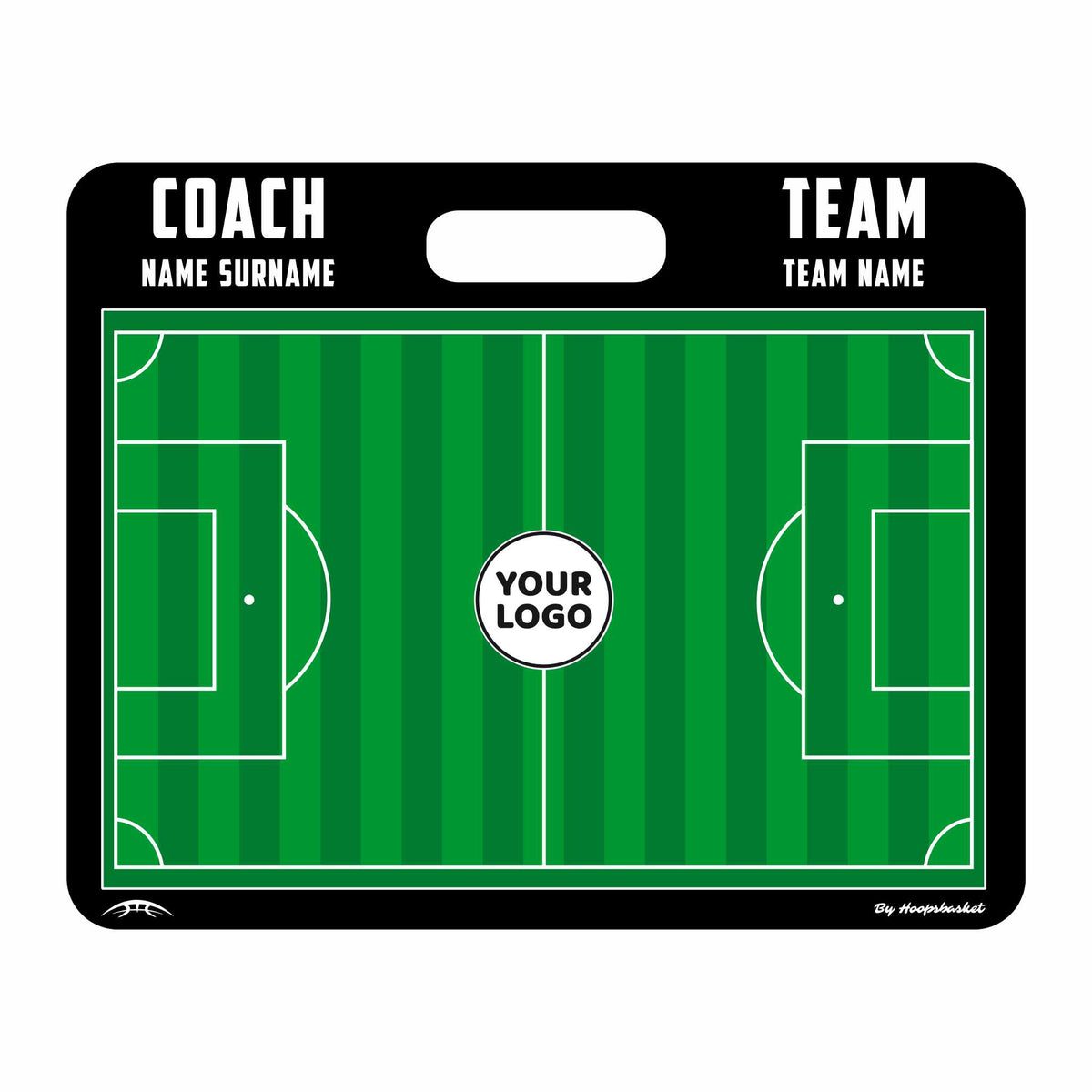 Custom Soccer / Football Magnetic Coaching Board 15.7'' x 12.6'' / 40 cm x 32 cm &mdash; Customized for your team identity