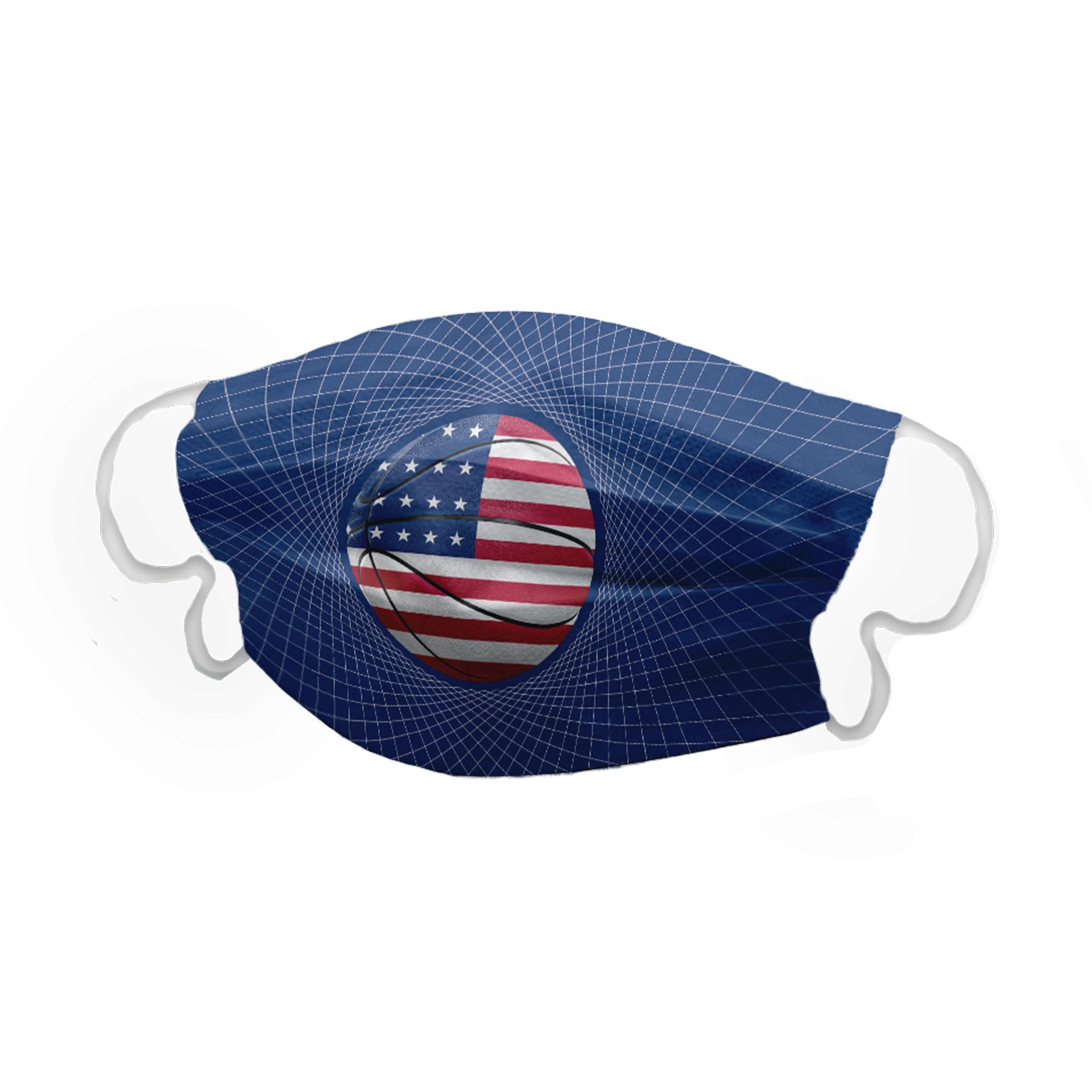Hoopsbasket Custom Independence Day Mask 2