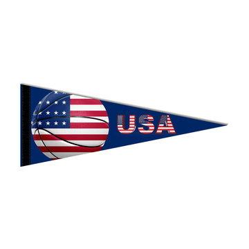 Hoopsbasket Custom Independence Day Pennant American Flag 3