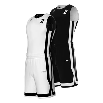 Custom Reversible 3x3 Basketball Uniform - Model 3