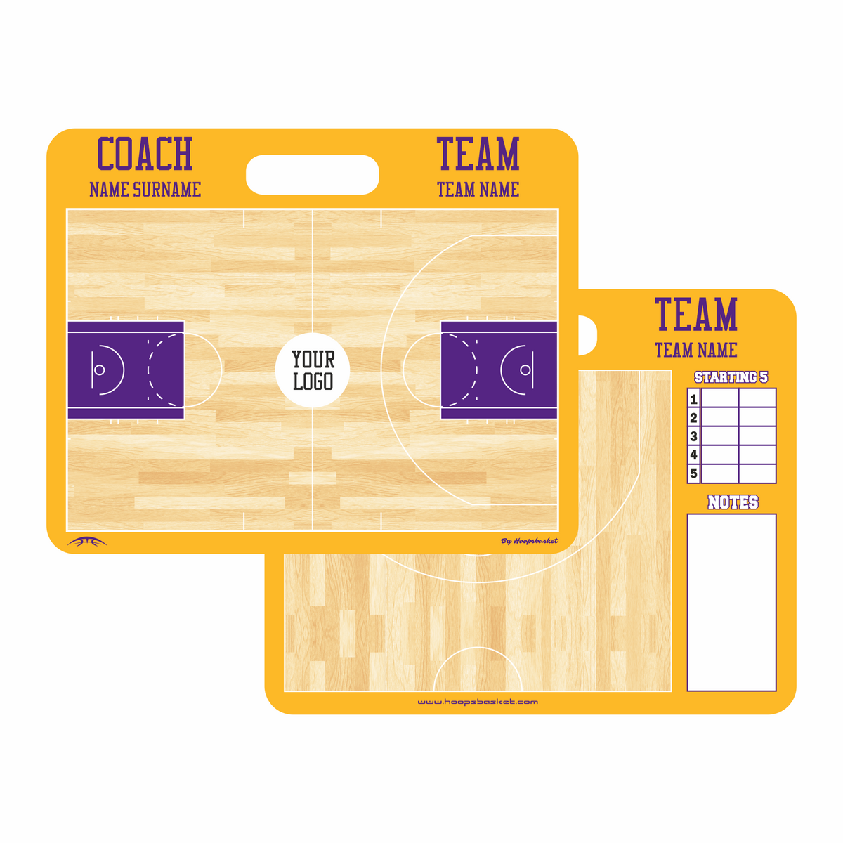 NBA Custom American Style Magnetic Coaching Board 22 x 17.5 Full Set