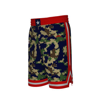 Custom Basketball Game Short - Soldier