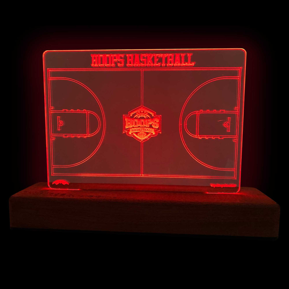 Custom Basketball Court Night Light - Basketball Lamp (RGB) &mdash; Engineered for institutional installs
