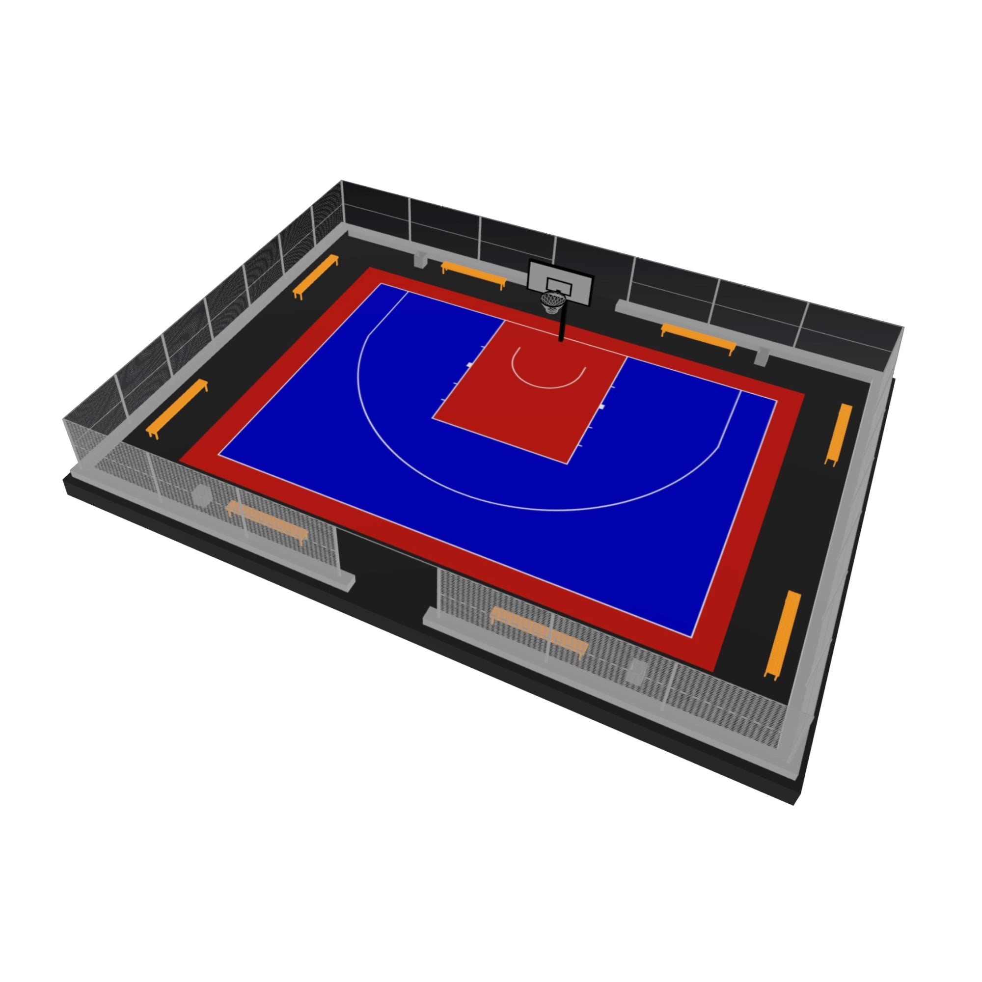 Custom 3X3 Basketball Court V2 - Sportcourt