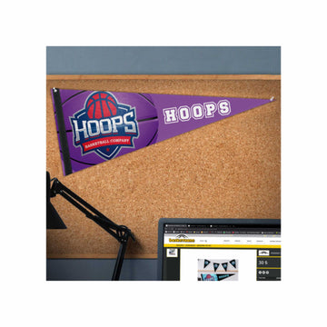 Custom Basketball Pennant (3 Pieces)