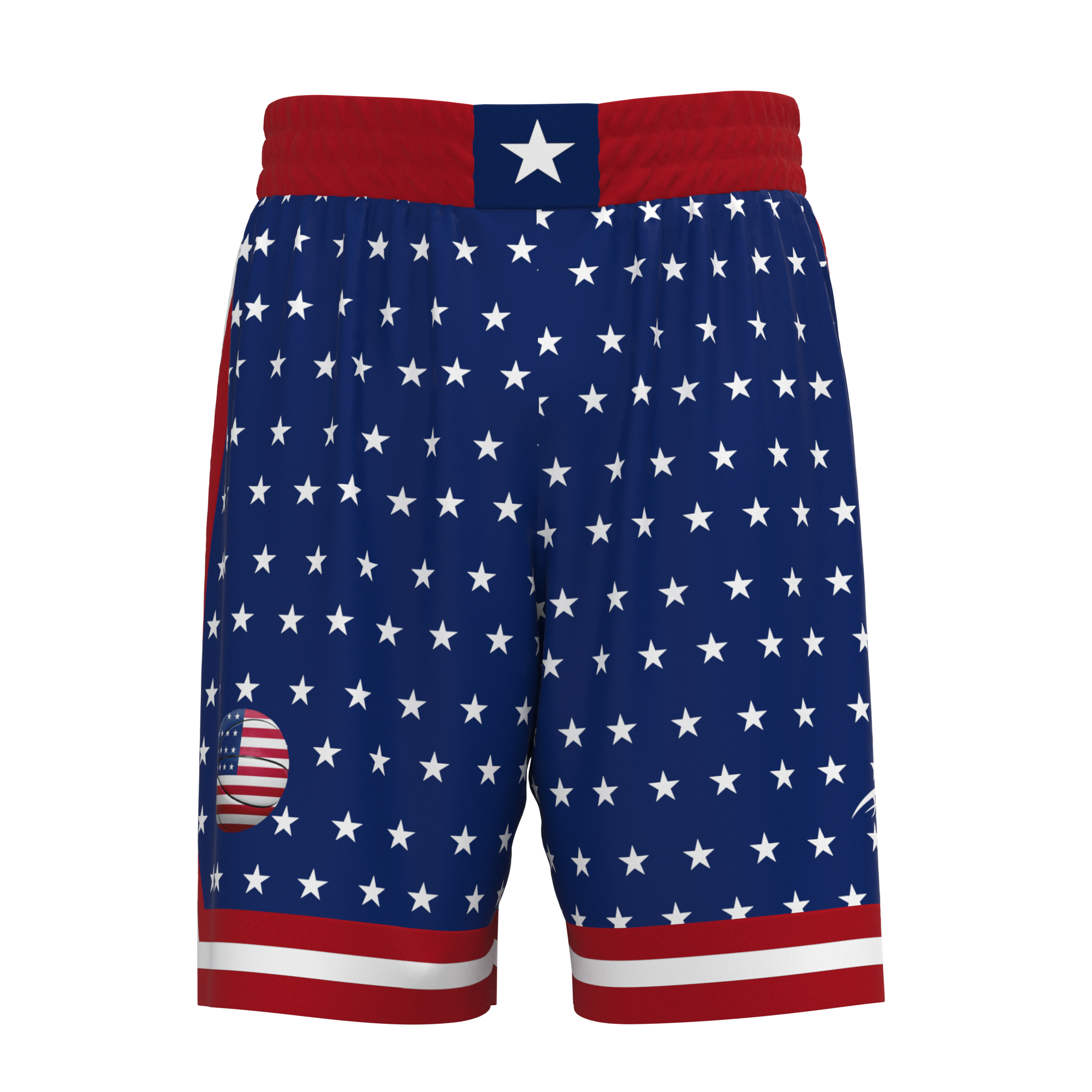 Hoopsbasket Custom Independence Day Short 2