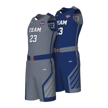 Custom All-Star Reversible Basketball Uniform  - 153 South
